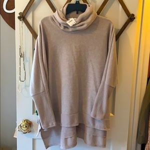 Brand new boutique high/low sweater